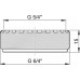AlcaPLAST Redukcja 6/4" × 5/4" S507