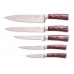 G21 Zestaw noży Gourmet Steely 5 ks + blok 60022164