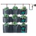 Prosperplast CASCADE WALL Doniczki ogród wertykalny 67x17,7x57cm, antracyt IO2W600W