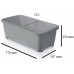 PROSPERPLAST RESPANA Planter Low Rozsadnik 77 cm, szary kamień ISEB770