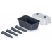 Prosperplast RESPANA PLANTER ECOLINE SET Rozsadnik 59,6x36,8x75,3cm, antracyt IPE600