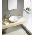 SAPHO TERUEL Umywalka ceramiczna nablatowa, 58,5x14x39 cm BH7007