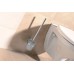 SAMBA Naścienna szczotka toaletowa WC, szkło mleczne SB108