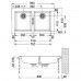 Franke Sirius SID 620, 860x510 mm, zlewozmywak orzechowy 114.0191.186