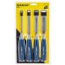 Stanley 0-16-129 4-częściowy zestaw dłut, seria 5002 (6, 12, 18, 25mm)