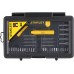 Stanley 0-63-038 Wkrętak pistoletowy z grzechotką z zestawem końcówek, 40 sztuk