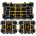 Stanley FMST61150-1 FatMax Pro-Stack Zestaw 3 organizerów (2/3 + 2x1/3) Stanley FMST61150-1 FatMax Pro-Stack Zestaw 3 organizerów (2/3 + 2x1/3)