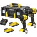 Stanley SFMCK201D2T V20 Akumulatorowy zestaw narzędzi (18V/2x2,0Ah), Pro-Stack