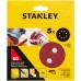 Stanley STA32027 Papier ścierny do szlifierek mimośrodowych 125mm, P60, 5 sztuk