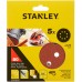 Stanley STA32032 Papier ścierny do szlifierek mimośrodowych 125mm, P80, 5 sztuk