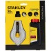 Stanley STHT47612-0 Aluminiowy sznur traserski 6:1, 30m z czerwoną kredą i poziomicą