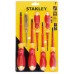 Stanley STHT60031-0 Zestaw wkrętaków VDE (płaskie+PZ+tester), 7 sztuk