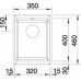 BLANCO SUBLINE 320-U Silgranit® zlewozmywak biały 518549