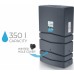 Prosperplast AQUA TOWER Zbiornik na deszczówkę 350l, antracyt IDTC350