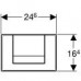 GEBERIT Tango Przycisk uruchamiający przedni pergamon UP320 115.760.EP.1