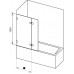 RAVAK Ścianka wannowa ruchoma BSV2-100 L chrom+Transparent 7ULA0A00Z1