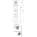 RAVAK panel prysznicowy Nautilus X01353