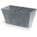 Prosperplast TUBUS CASE BETON Effect Doniczka 60x32,4x30cm, marengo DTUC600E