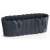 PROSPERPLAST BOARDEE HOOK Doniczka wisząca 38,3x21,2x13 cm, antracyt DDECZ400