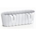 PROSPERPLAST BOARDEE HOOK Doniczka wisząca 38,3x21,2x13 cm, biała DDECZ400