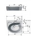 RAVAK ROSA R umywalka z otworem kranu XJ2P1100000