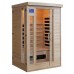 DeLuxe Infrasauna 2 osobowa 2220 CB / CR promienniki węglowe i ceramiczne DL2220CB/CR