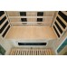 DeLuxe Infrasauna 2 osobowa 2220 CB / CR promienniki węglowe i ceramiczne DL2220CB/CR
