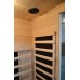 DeLuxe Infrasauna 2 osobowa 2220 CB / CR promienniki węglowe i ceramiczne DL2220CB/CR