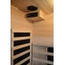DeLuxe Infrasauna 2 osobowa 2220 CB / CR promienniki węglowe i ceramiczne DL2220CB/CR