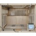 DeLuxe Infrasauna 2 osobowa 2220 CB / CR promienniki węglowe i ceramiczne DL2220CB/CR